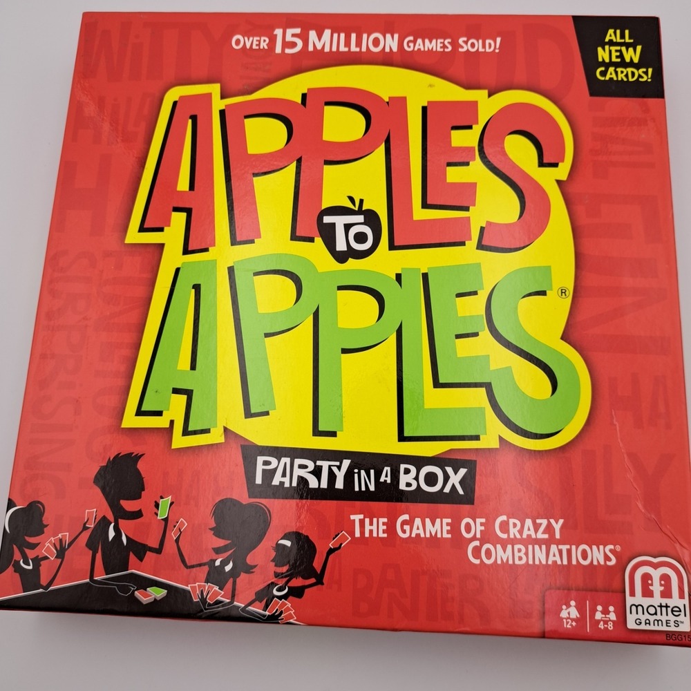 Apples To Apples Party Box Game The Game Of Hilarious Comparisons Complete